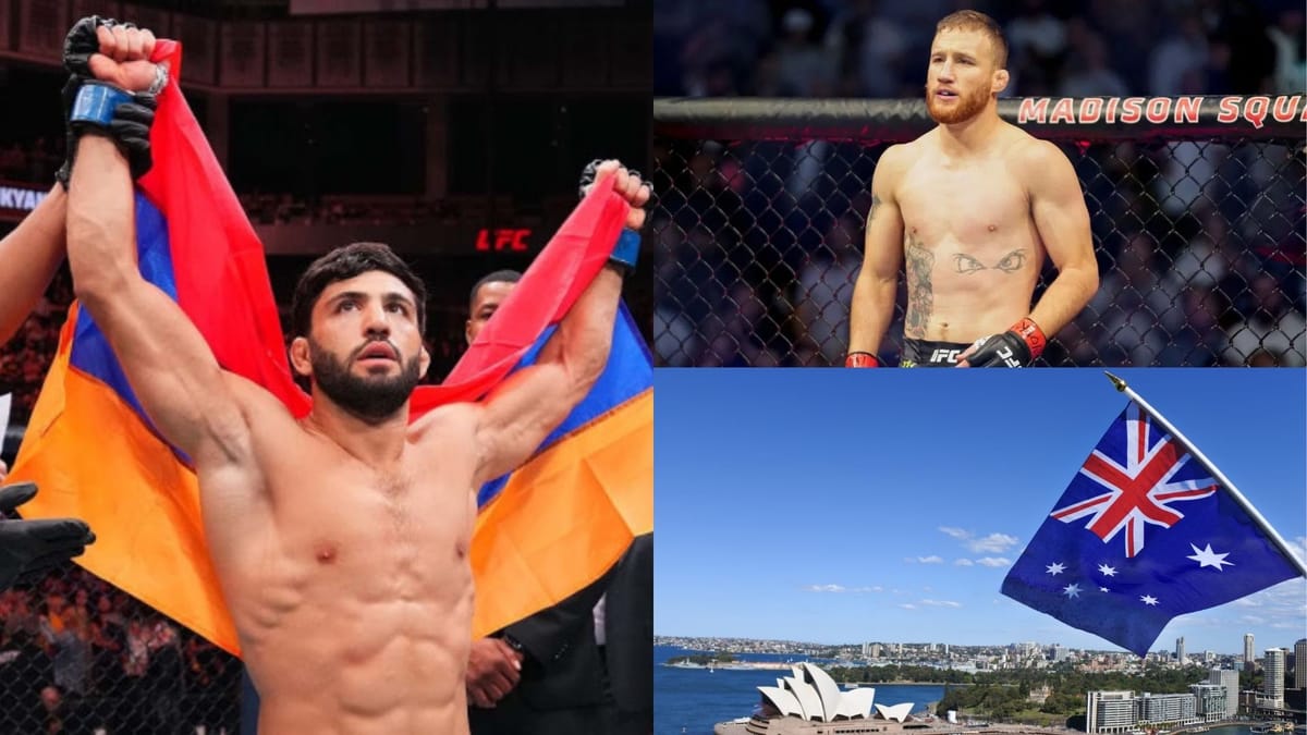 Arman Tsarukyan wants title eliminator against Justin Gaethje. Michael Bisping questions whether Ilia Topuria is ducking.