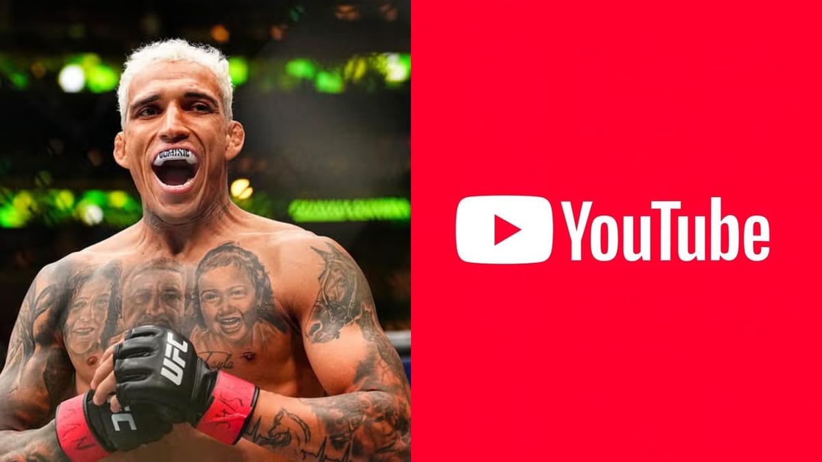 Charles Oliveira gets replacement opponent. YouTube to reinstate creators.