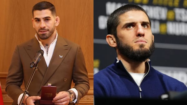 Ilia Topuria wants Islam Makhachev at The White House.