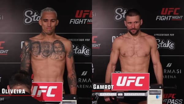 UFC Rio weigh-ins.